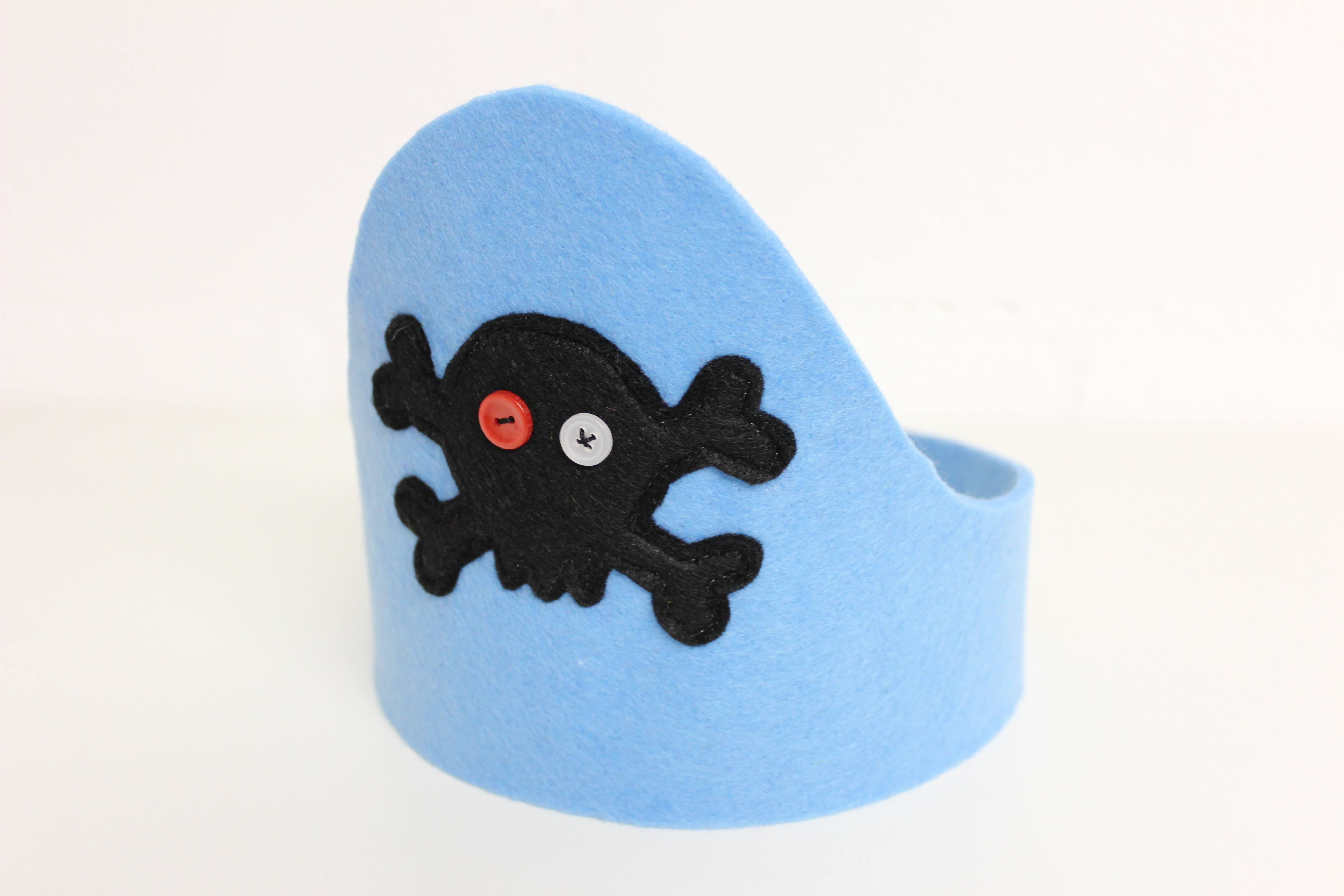 Piratenkrone blau