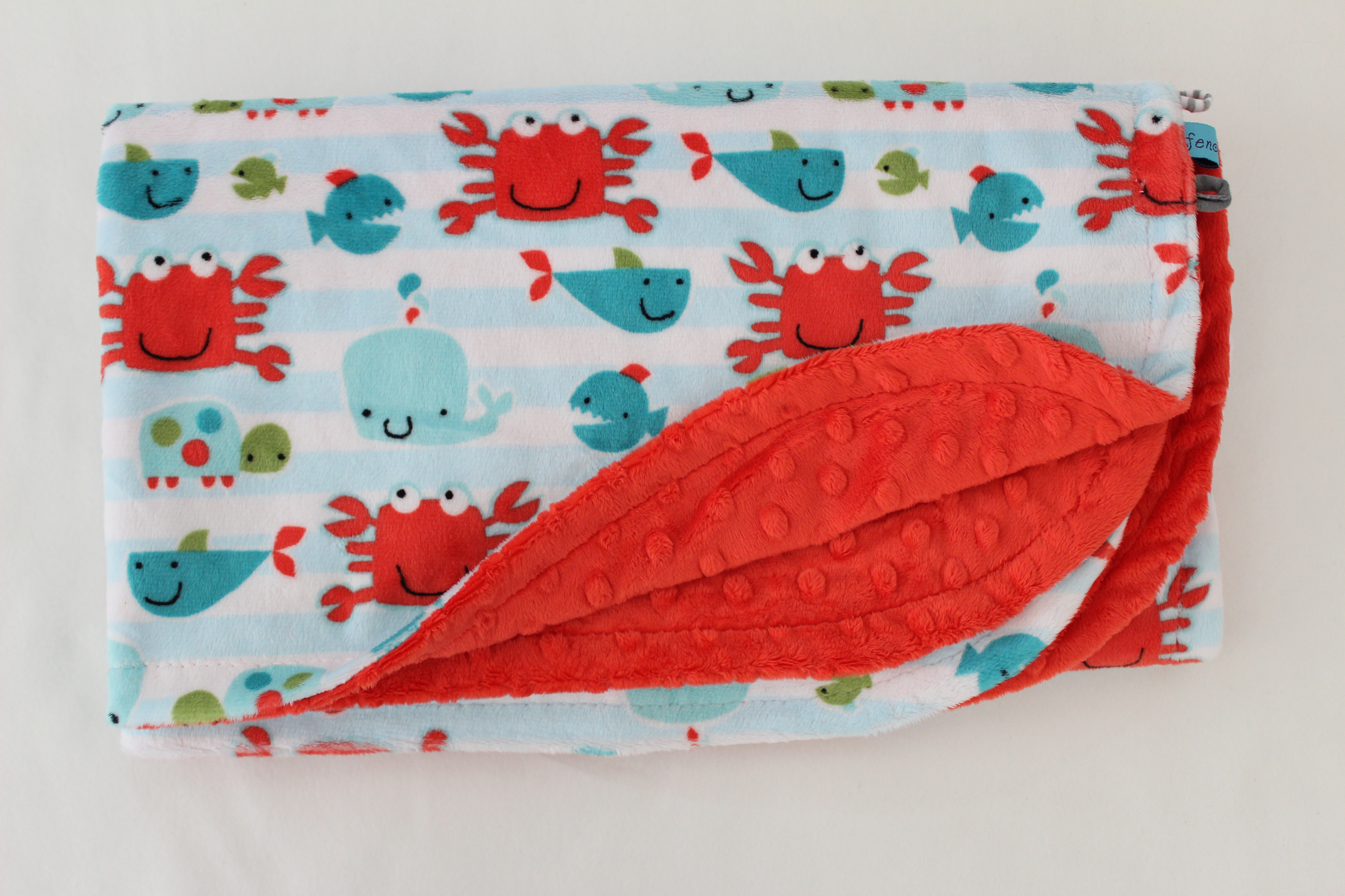 Kuscheldecke Krebs und Fisch