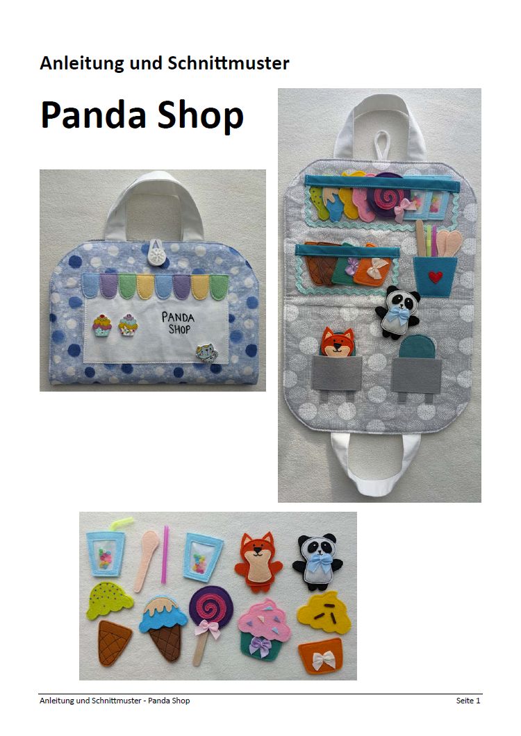 eBook Panda Shop Nähanleitung und Schnittmuster