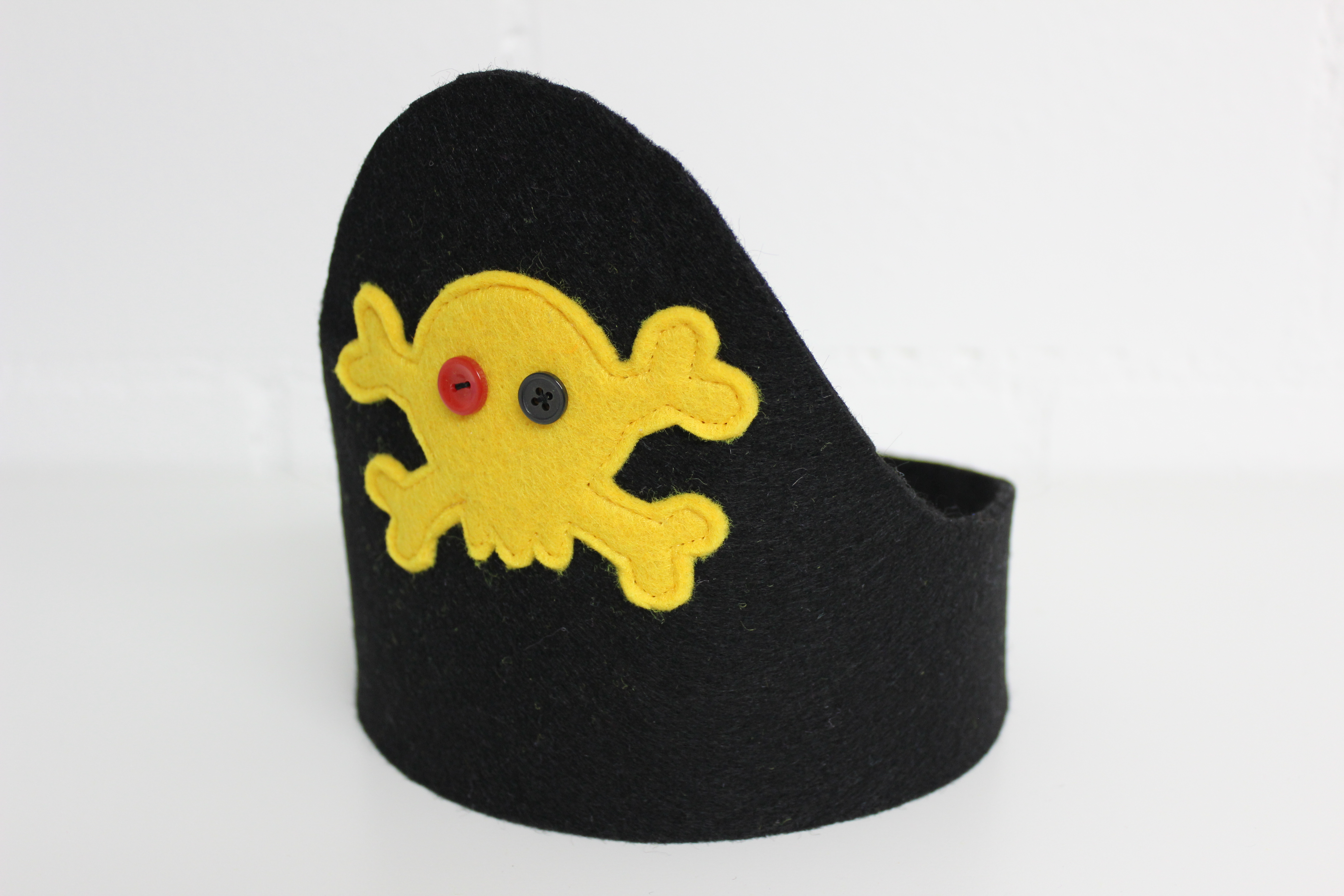Piratenkrone schwarz