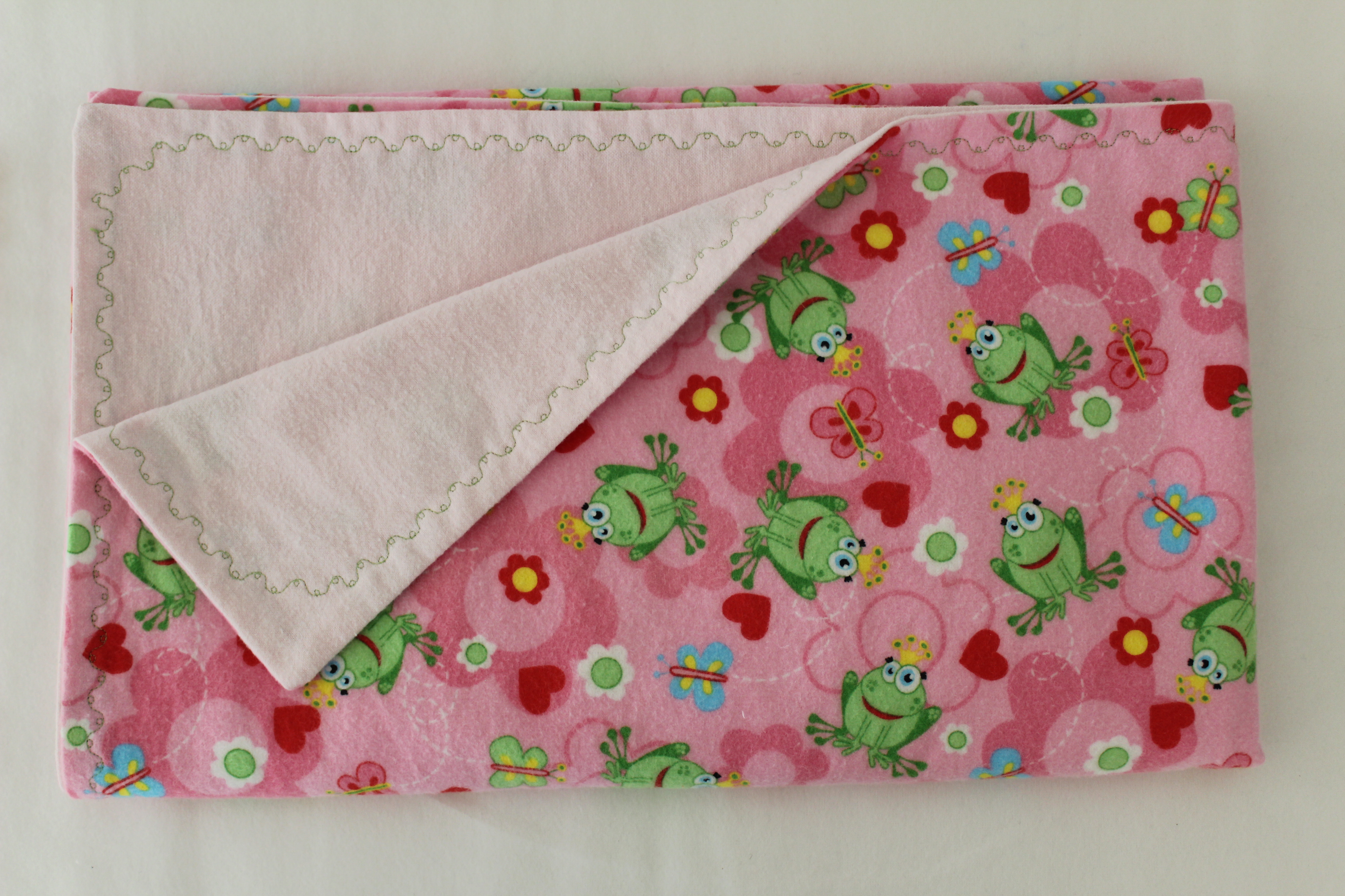 Flanelldecke Frösche
